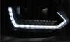 Lampor Vw T5 2010-2015 led rör svart t6 look dts