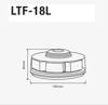 Orange flare varningslampa LTF-18L 12/24V