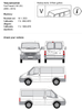 Plattform för takräcke Ford Transit L1H1 2000-2013r