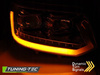 Strålkastare nya VW T5 10-15 LED TUBE CHROME T6 LOOK DRL LIFT